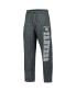 ფოტო #3 პროდუქტის Men's Charcoal, Navy New York Yankees Meter T-shirt and Pants Sleep Set