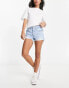 Levi's 501 original shorts in light wash