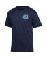 ფოტო #6 პროდუქტის Men's Navy North Carolina Tar Heels Stack 2-Hit T-shirt