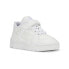 Фото #2 товара Puma Slipstream Leather Lace Up Toddler Boys White Sneakers Casual Shoes 387828