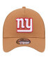 Фото #3 товара Men's Brown New York Giants Color Pack A-Frame Trucker 9FORTY Adjustable Hat