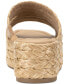 Фото #3 товара Women's Olinkaa Woven Slide Espadrille Wedge Sandals, Created for Macy's