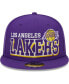 Фото #3 товара Men's Purple Los Angeles Lakers Gameday 59FIFTY Snapback Hat