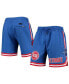 ფოტო #1 პროდუქტის Men's Blue Detroit Pistons Chenille Shorts