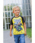 Фото #5 товара Toddler Boys 3 Pack T-Shirts to Grave Digger El Toro Loco Megalodon