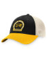 Фото #1 товара Men's Black Michigan Wolverines Refined Trucker Adjustable Hat