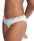 Women's 3-Pk. Modern Logo Low-Rise Bikini Underwear QD5207