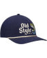 ფოტო #3 პროდუქტის Men's Navy Old Style Canvas Cappy Trucker Adjustable Hat