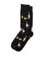 ფოტო #2 პროდუქტის Men's Wine and Cheese Novelty Crew Socks