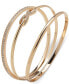 Фото #1 товара Браслет Anne Klein Infinity Pavé Gold-Tone.