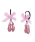 ფოტო #1 პროდუქტის Faux Stone Ballet Slipper Drop Earrings