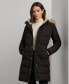 Фото #5 товара Women's Faux-Fur Hooded Puffer Coat