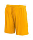 Фото #3 товара Men's Gold Los Angeles Lakers Post Up Mesh Shorts