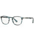 ფოტო #1 პროდუქტის PO3143V Men's Rectangle Eyeglasses