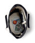 Фото #12 товара Large Natural 5 Pocket Zip Top Long Handle Canvas Tote Bag
