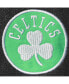Women's Black Boston Celtics Patch Denim Button-Up Jacket