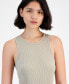 Juniors' Mineral-Washed Ribbed Seamless Bodysuit