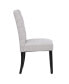 Upholstered Button Tufted Dining Side Chair