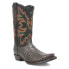 Dingo Outlaw Ostrich Print Snip Toe Cowboy Mens Black Casual Boots DI115-001