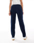 Фото #3 товара Vero Moda Maternity linen blend tapered trousers in navy