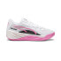 Фото #1 товара Puma All Pro Nitro Basketball Mens White Sneakers Athletic Shoes 30968901