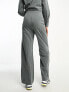 Vero Moda Tall pinstripe wide leg trouser co-ord in grey