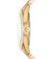 ფოტო #2 პროდუქტის Women's Harlowe Three-Hand Gold-Tone Stainless Steel Bracelet Watch, 38mm