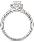 Фото #4 товара GIA Certified Oval Diamond Bridal Set (1-1/2 ct. t.w.) in 14k White Gold