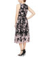 Фото #2 товара Women's Floral-Embroidered Midi Dress