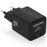 AISENS ASCH-30W2P038-BK USB-A and USB-C wall charger