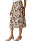 ფოტო #6 პროდუქტის Petite Printed Pull-On Midi Skirt