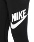 Брюки для девочек Nike спортивные Essentials Mid-Rise. Черный, L (14/16) - фото #3