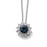 Elegant necklace with zircons Romantic 12264 207
