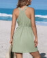 ფოტო #1 პროდუქტის Women's Sage O-Ring Wrap Mini Beach Dress