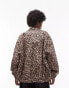 Фото #3 товара Topshop leopard print cotton bomber jacket