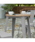 Фото #5 товара Dryden Indoor/Outdoor Dining Table, 23.75" Round All Weather Poly Resin Top With Steel Base