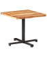 Bistro Table Square 31.5"x31.5"x29.5" Solid Acacia Wood