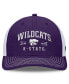 Фото #2 товара Men's Purple Kansas State Wildcats Carson Trucker Adjustable Hat