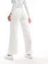 Фото #9 товара Mango wide leg jeans in off white