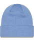 ფოტო #2 პროდუქტის Men's Blue Manchester United Seasonal Cuffed Knit Hat