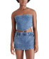 ფოტო #2 პროდუქტის Women's Suri Strapless Denim Top