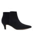 Фото #1 товара Clarks Linvale Judith 26156800 Womens Black Suede Ankle & Booties Boots