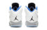 Фото #6 товара Jordan Air Jordan 5 Retro "Stealth 2.0" 高帮 复古篮球鞋 GS 白蓝 / Кроссовки Jordan Air Jordan 5 Retro "Stealth 2.0" GS 440888-140
