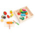 Фото #2 товара Деревянные овощи и фрукты ROBIN COOL Мультицветные игрушки с методикой Монтессори