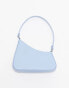 ASOS DESIGN asymmetric shoulder bag in blue