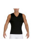 ფოტო #1 პროდუქტის Insta Slim Men's Compression Sleeveless V-Neck T-Shirt