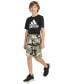 Big Boys Camo Shorts Tent Green, S (8) - фото #3