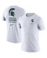 Фото #1 товара Men's White Michigan State Spartans DNA Logo Performance T-shirt