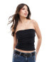 Фото #1 товара Brave Soul strapless top in black