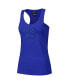 Фото #2 товара Women's Royal Seattle Seahawks Triple Tonal Racerback Tank Top